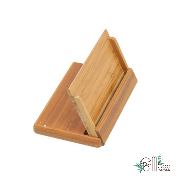 bamboo card holder